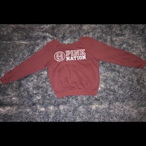 Pink Nation Crewneck Sweater